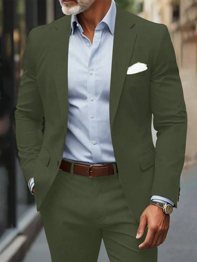 Single Breasted Distressed Collar Long Sleeve Blazer - Image 5