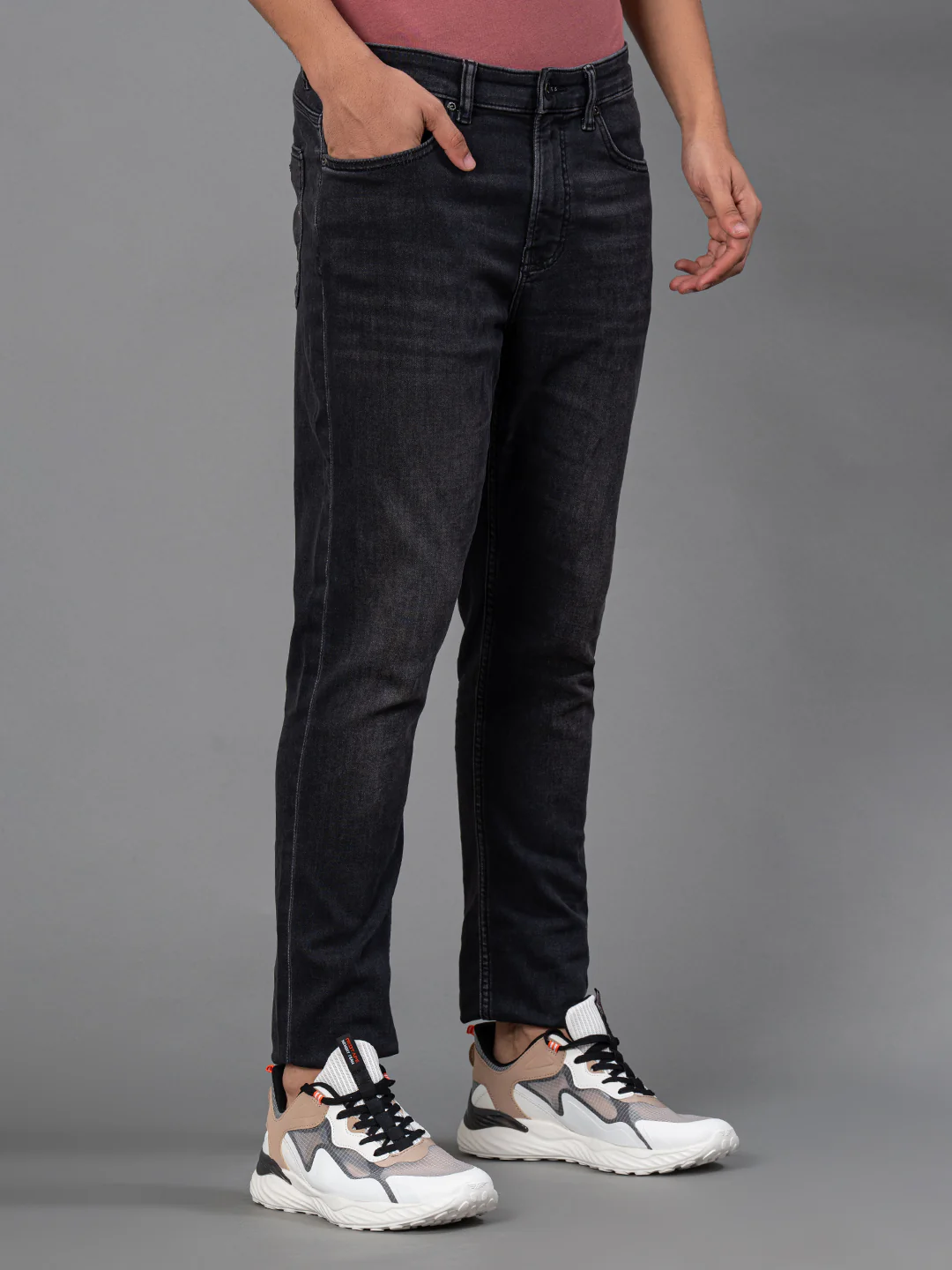 Classic Skinny BLACK Jeans for Men - Image 3