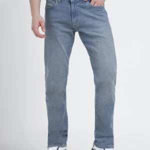 Straight Fit Light Blue Jeans for Men | Effortless Everyday Denim