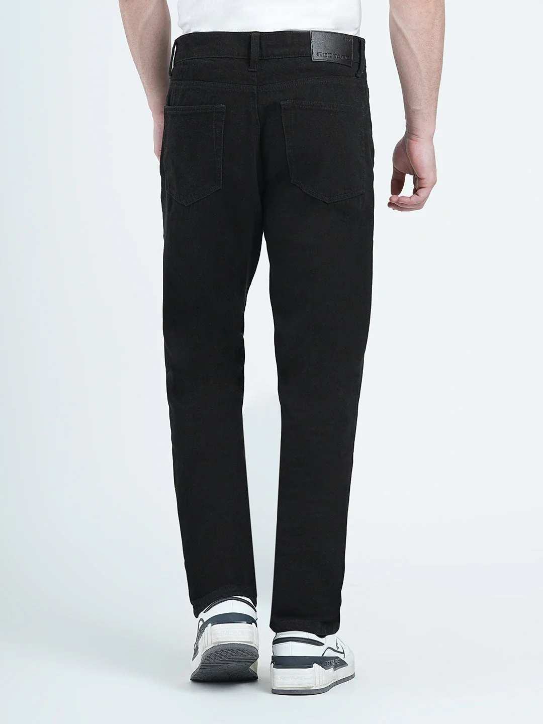 Straight Fit Black Jeans for Men | Classic Everyday Essential - Image 4