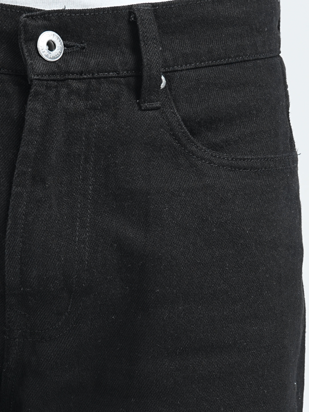 Straight Fit Black Jeans for Men | Classic Everyday Essential - Image 2
